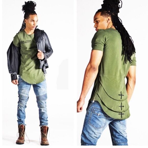 Homme + Femme LA Triple Layer Shirt in Pink - Picture 2 of 14